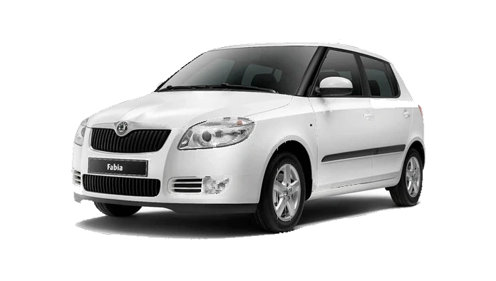 Skoda Fabia noleggio Astypalea